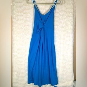 NWT Cupshe Blue Front Twist Dress                Size Large